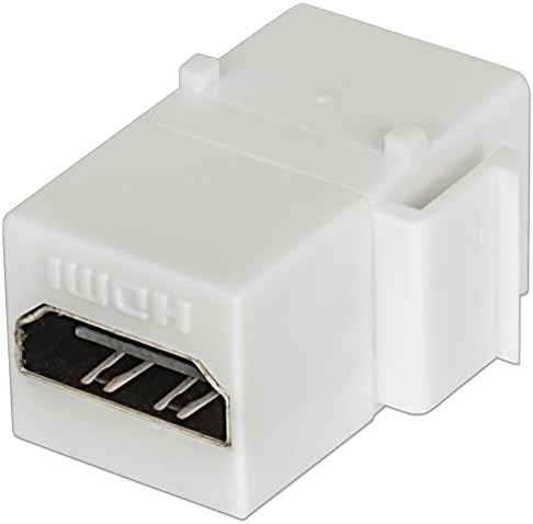 HDMI inline spojnica, HDMI ženski na Hgmi ženski, Bijela-Snap-In instalacija za In-Wall sa CL2 ili drugim