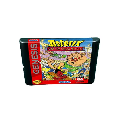 Aditi Asterix i Velika spasilačka kaseta - 16-bitni MD uložak za megadrive Genesis Console