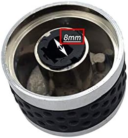 Meter Star Universal Grill Control Metal gumb, pogodan za sve vrste uređaja koji sa D osovinom tipa u 8,0 mm, pakovanje od 2