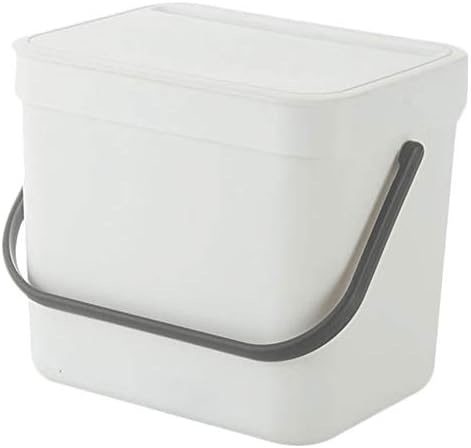 Doitool smeće može jednostavno kuhinjski smeće bin prijenosni plastični kanti s poklopcem zid-viseći spremnik