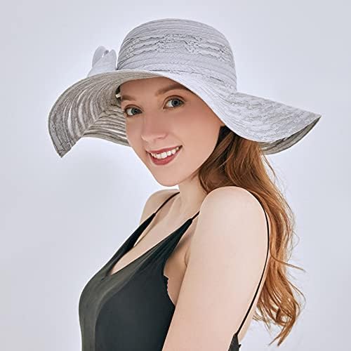 Modni ženski vizir šešir dame Ljetni list cvijet mladenke kape hat hat široki šešir na plaži tuš