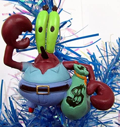 SpongeBob SquarePants Božić Ornament Set-plastike Shatterproof ukrasi u rasponu od 1 u 3