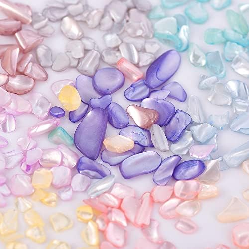 100ml / Jar Jade-Like Shell fragmenti 3D Glitter Glamour prirodni Seashell šljokice za DIY Nail art ukras/smola