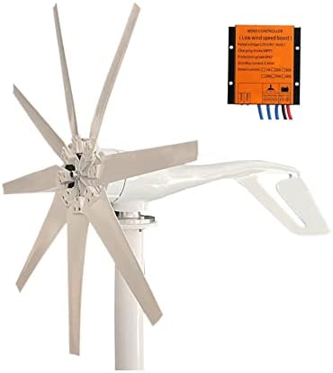 QAZNHODDS 1000w 12V 24v 48v 8 oštrice vjetroturbina Generator Home mali generatori vjetra sa MPPT kontrolerom niska brzina pokretanja