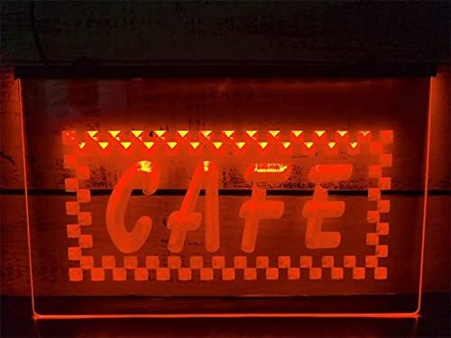 DVTel Cafe Neon potpisao sa LED modeliranjem svijetlo svjetlosne slova natpitni akrilni panel Neon Dekorativna svjetlost, 40x30cm Hotel Restaurant Bar Kafića