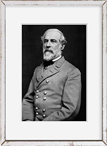 Beskonačne fotografije fotografija: portret generala Roberta E. Leeja | oficira vojske Konfederacije / 1864 / Historic Wall Art