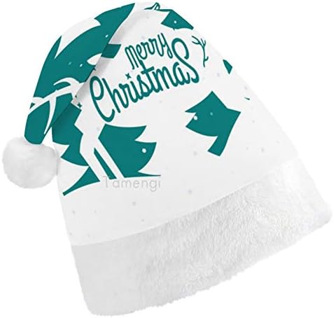 Božić Santa šešir, Zeleni Božić Moose Božić šešir za odrasle, Unisex Comfort Božić kape za Novu godinu svečani kostim Holiday Party događaj