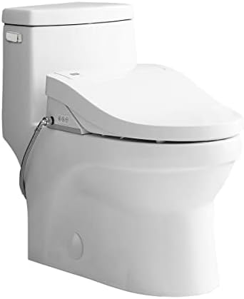 Virage Jednodijelni toalet sa Vivante Smart Seat lijevom bočnom ručkom za ispiranje 1.28 gpf