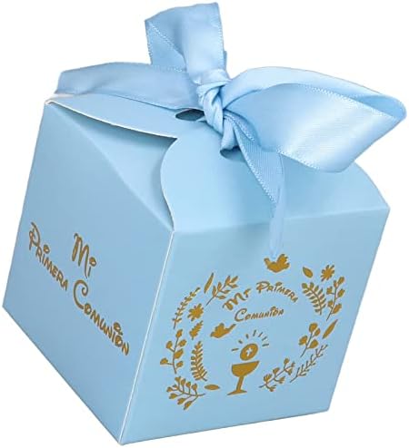 Chiciris mala kutija sklopiva poklon kutija Elegant romantični za svadbenu zabavu plavu