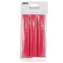 NTE Electronics 47-25506-R cijevi za toplinu, dvostruki zid s ljepilom, 3: 1 omjer skupljanja, 3/4 promjera, dužine 6, crvena