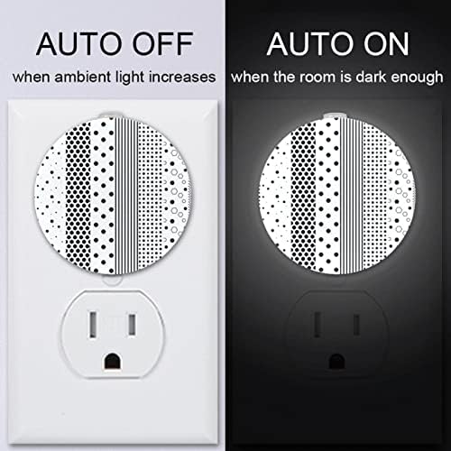 2 paket Plug-in Nightlight LED noćno svjetlo sa senzorom sumraka do zore za dečiju sobu, dečiju sobu, kuhinju,