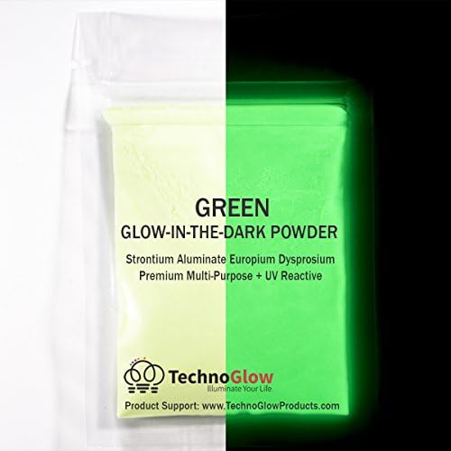 Zeleni sjaj u mraku & amp; UV prah; 35-50 mikrona