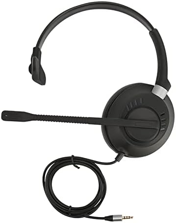 Acogedor 3.5 mm slušalice sa HD mikrofonom, ENC Monauralne slušalice za poništavanje buke, jednostrane slušalice za mobilni telefon, za poslovni računar pozivnog centra