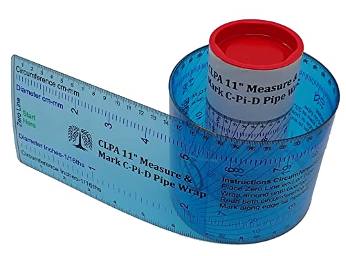 CLPA 11 prečnik mjera & Mark C-Pi - D cijev Wrap-cijev mjera & označavanje traka pomoću wrap & čitati