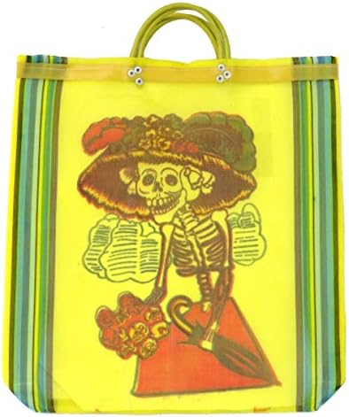 Meksička mrežasta torba Mercado Market torba Dan mrtvih La Catrina 18 x18