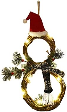 Handieen Božićni ukrasi Božićne svjetiljke Dekoracija ratana vijenac božićni vijenac Obiteljski ukras Privjesak