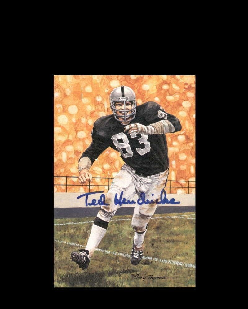 Ted Hendricks PSA DNA COA potpisana linijska linija umjetnička karta GLAC Autograph - NFL autogramirani nogometne karte