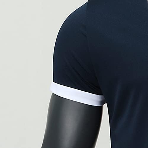 Muške ljetne polo majice kratki rukavi Ležerne prilike za kratke tee Zip izrez opušteni fit 3D print Golf
