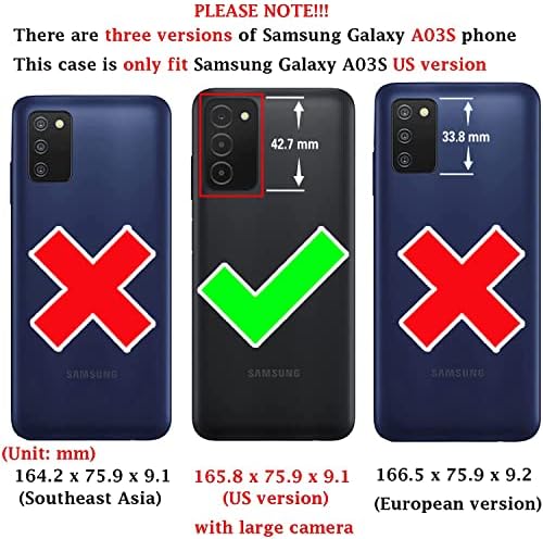 Asuwish futrola za telefon Samsung Galaxy A03s američka verzija 5G 2022 poklopac novčanika sa