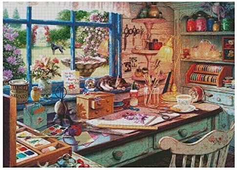 Granny's Craft Room broje komplete za ukrštene šavove 400x300 Stitch, 82x64cm konac od egipatskog pamuka,