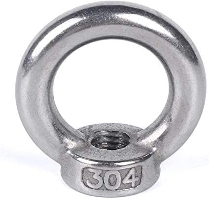 SYZHIWUJIA set vijaka i navrtki 304 prstenasta matica od nerđajućeg čelika, prstenasta matica, prstenasti