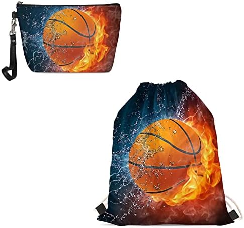 Doginthehole Dizajn košarkaških i vodene ruksak za vatru i vodu Modni putni torbe Sportska atletska vreća