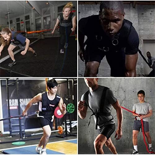 CXDTBH Otpornost na fitness gumeni trak za set Workout Yoga Sport Boxing Soccer Košarka Shock Snaga brzine treninga