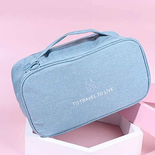 Toyvian Travel Donje rublje Organizator prijenosni paket kocke donje rublje čarape torbe kozmetička torba za šminku BRA torba za spremanje prtljage za putovanja