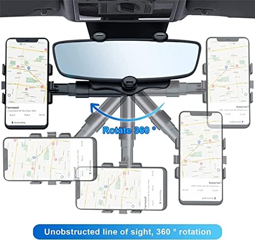 Yotfieot Reshline držač telefona, 2022 rotirajući i uvlačivi držač za telefon u automobilu, 360°