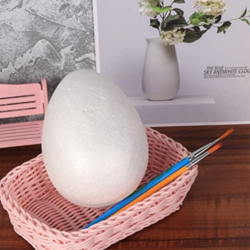 Vicasky zec 10pcs craft pjena jaja jaja glatka polistirena Uskršnja jaja oblike pjene ukrasi za DIY Art zanate za uskrsnu dekoraciju 15cm Bunny igračke