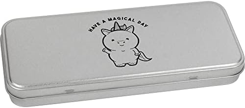 Azeeda' Magical Unicorn ' Metalna Kutija Za Kancelarijski Materijal / Kutija Za Odlaganje