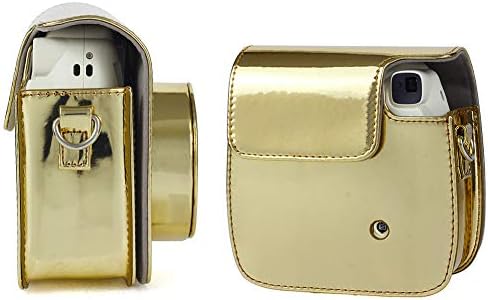 Ngaantyun sjajna laserska torba Mini zaštitna kožna torbica za Instax mini8/8+/9 ogledalo Zlatna