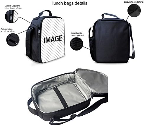 HUGS IDEA 3 komada Dječija Školska torba Set molite Kitten ruksak sa kutijom za ručak pernica