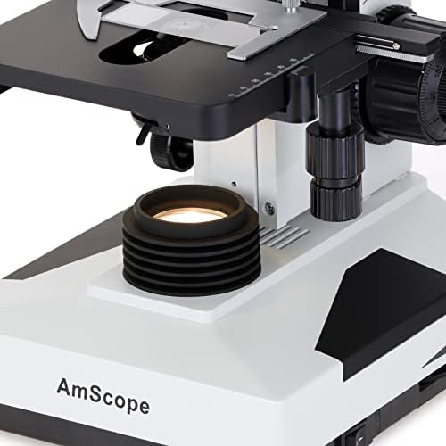 AMSCOPOPE T490B-DK spoj trinokularni mikroskop, WF10X i WF20X okularifikacija, jarko polje / tamnofield,