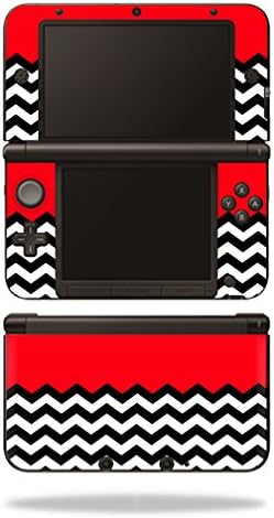 MightySkins koža kompatibilna sa Nintendo 3DS XL-crveni Ševron / zaštitni, izdržljivi i jedinstveni poklopac za omotavanje vinilnih naljepnica / jednostavan za nanošenje, uklanjanje i promjenu stilova / proizvedeno u SAD-u