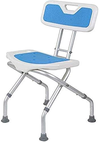 Ditudo tuš stolica za tuširanje kupatilo Podesivi aluminijski prenosni neklizajući i lagani sjedalo s naslonom