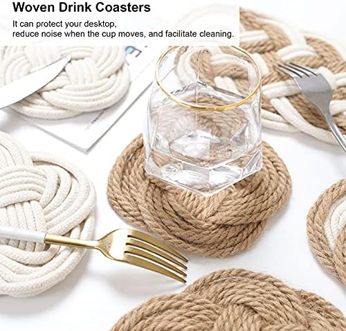 Weave Cup Coaster, Weave Coaster izdržljiv čajnik Mat Hot Pot Mat Cup Pad Mat za kuhinje za hotele na otvorenom