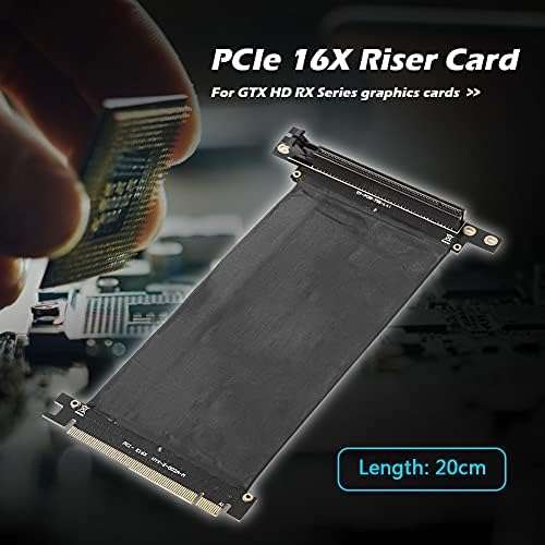 Konektori 20cm 25cm 30cm PCIe 3.0 16x Produžni kabl 90 stepeni PCI-E Express 16x do 16x kartica za podizanje fleksibilna traka -