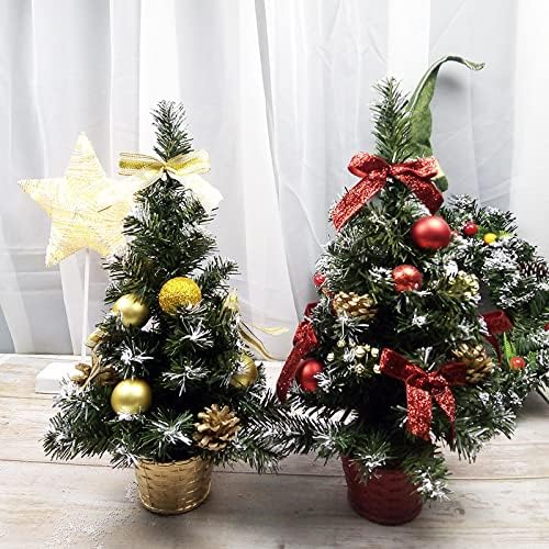 NC 20cm Mini božićno drvce 30cm stolno poklon stablo 40cm Umjetno stablo Božićni materijal od 40cm crvena
