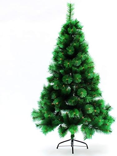 Dulplay priroda ljepota borove božićno drvce, zglobna konstrukcija ukrašena božićno drvca sa čvrstim metalnim nogama Auto-širenje-zelena 150cm