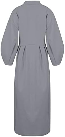 Cokuera Womens Retro modni dvostruki grudi kaput dugačka odjeća Classty prevelizirani rukavac za rukavac debljina