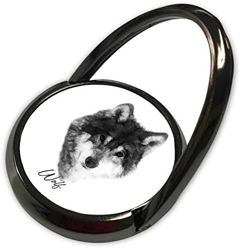 3Droza Alexis Design - Životinje vuk - sivi vuk divlji životinjski portret. Elegantni poklon