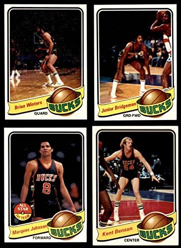 1979-80 TOPPS Milwaukee Bucks Team Set Milwaukee Bucks Ex + Bucks