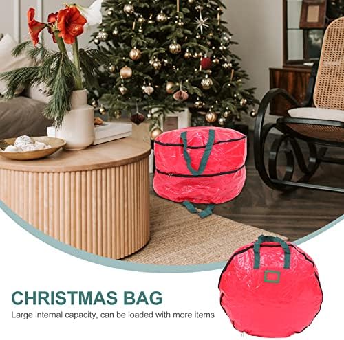 VALICLUD Božićni vijenac torba za pohranu Premium okrugla torba za pohranu Božić Garland torba
