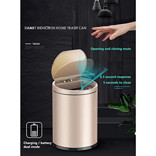 Wpyyi inteligentna kanta za smeće Kućni dnevni boravak spavaća soba kuhinja kupatilo automatska indukciona kanta za smeće kanta za smeće od nerđajućeg čelika