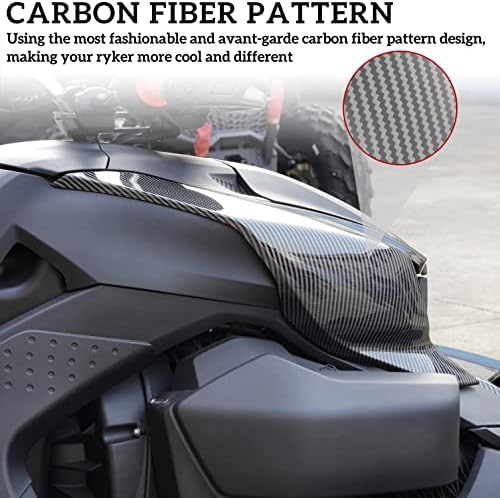 Plastic Carbon Fiber uzorak oklopne ploče za Can Am Ryker, SAUTVS novi dizajn karbonskih vlakana