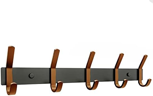 Sayoneyes CAPAL stalak Zidni nosač sa 5 kaputa za viseće - 15 inčni teški od mesinga od nehrđajućeg