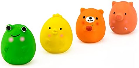 CHIWAVA 4kom 2,4 igračka za štence od Škripavog lateksa smiješni životinjski Setovi interaktivna igra za kućne ljubimce za različite boje malih pasa