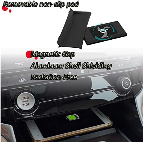 Iubole car Wireles punjenje za Toyota RAV4 2017 telefon brza punjačka ploča pločica osjetljiva i glatka s magnetnim automobilskim punjačem telefona