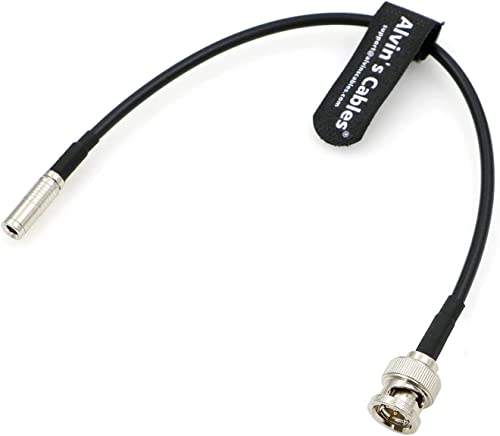 Alvinovi kablovi Timecode kabel za Canon R5C DIN 1.0 / 2.3 za BNC muško vremenski kôd za vrijeme kabela 30cm | 12 inča